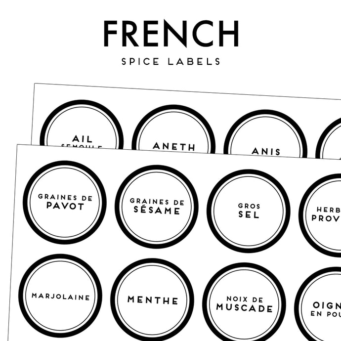 FRENCH spices set