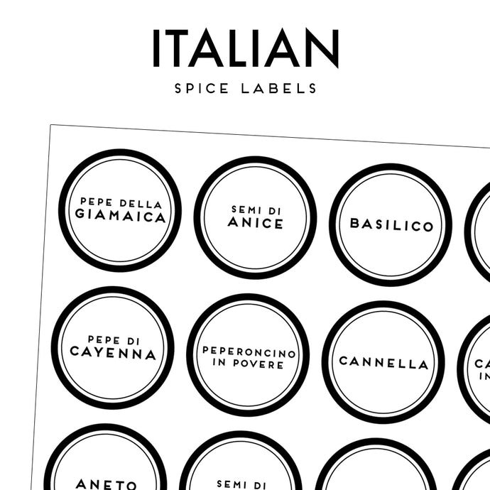 ITALIAN spices